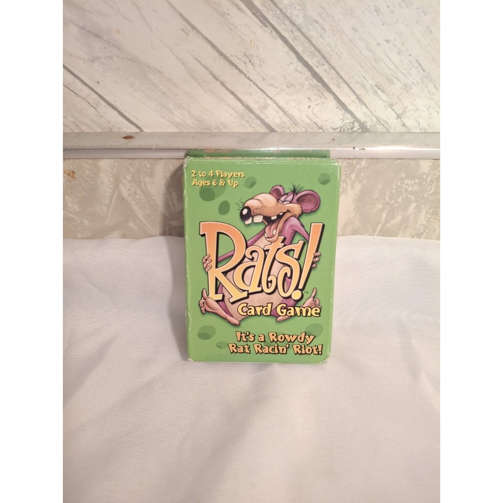 Rats! Card Game Rowdy Rat Racin Riot! 2000 Patch Products 100 % Complete NICE!
